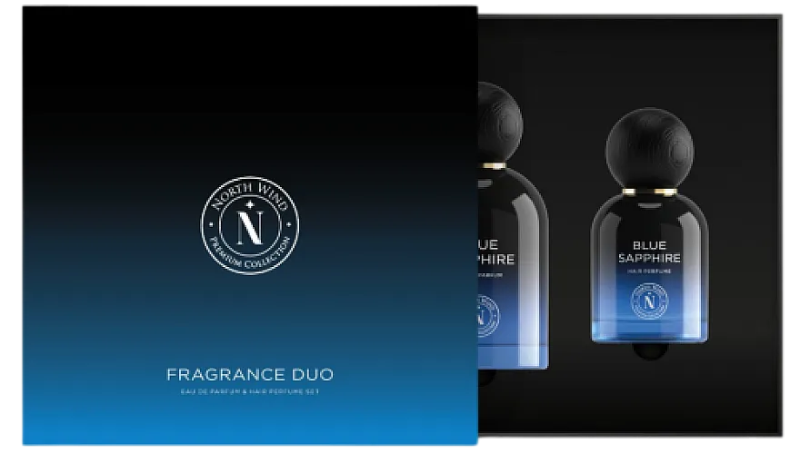 Blue Sapphire Duo Perfume Bottle