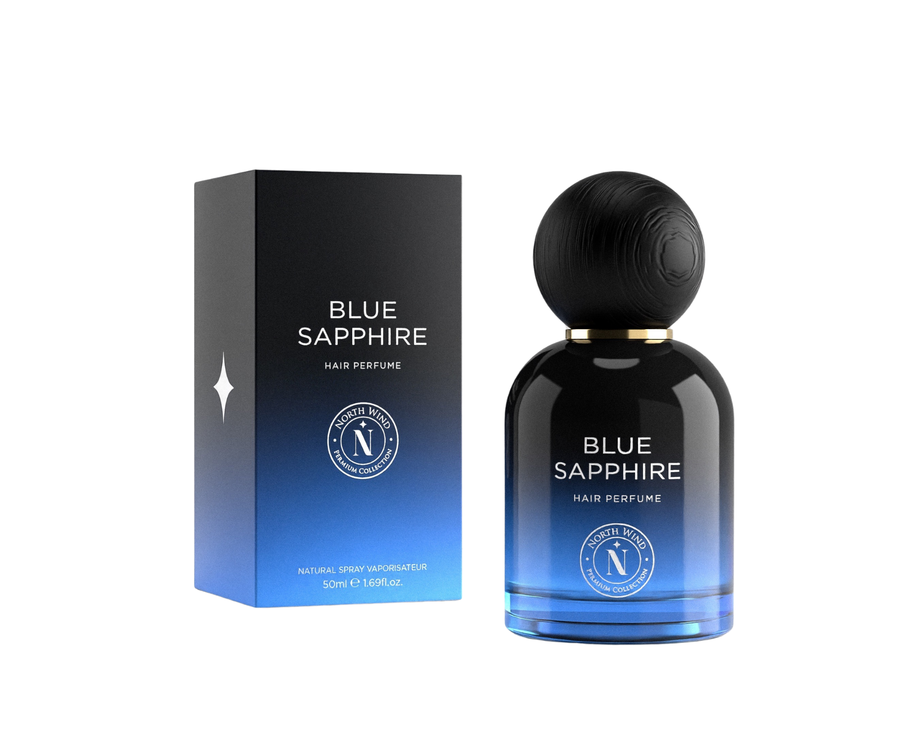Blue Sapphire – Hair Mist Perfume Bottle